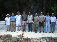 Ceremony for the destruction of Palau’s AP Landmines, President Toribiong of The Republic of Palau pressed the button that initiated the destruction process.